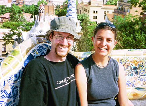 Taking a load off in Gaudi's utopia, Park G�ell in Barcelona